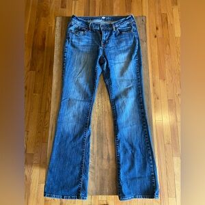 Old Navy Women's Bootcut Jeans in Deep Blue